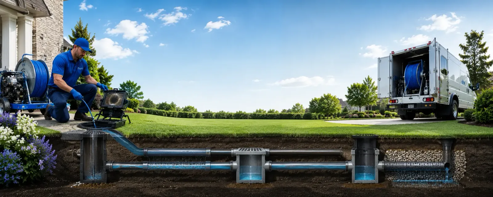 Outdoor drain cleaning information for Ava, OH